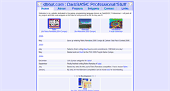 Desktop Screenshot of dbhut.com